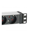 Equip 333309 rozdzielacz zasilania PDU 7 x gniazdo sieciowe 1U Czarny, Srebrny - nr 21
