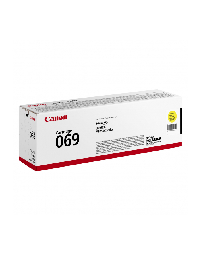 Canon 5091C002 kaseta z tonerem 1 szt. Oryginalny Żółty główny