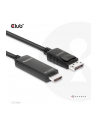 Club 3D CAC-1087 adapter kablowy 3 m DisplayPort HDMI - nr 34