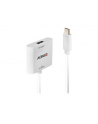 Lindy 43339 adapter kablowy 0,1 m USB Type-C HDMI Biały - nr 9