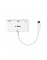 Lindy 43340 adapter kablowy 0,18 m HDMI + USB Type-A USB Type-C Biały - nr 18