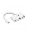 Lindy 43340 adapter kablowy 0,18 m HDMI + USB Type-A USB Type-C Biały - nr 19