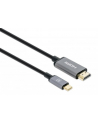 Manhattan 153607 adapter kablowy 2 m HDMI Typu A (Standard) USB Type-C Czarny, Srebrny - nr 18