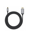 Manhattan 153607 adapter kablowy 2 m HDMI Typu A (Standard) USB Type-C Czarny, Srebrny - nr 2