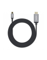 Manhattan 153607 adapter kablowy 2 m HDMI Typu A (Standard) USB Type-C Czarny, Srebrny - nr 30