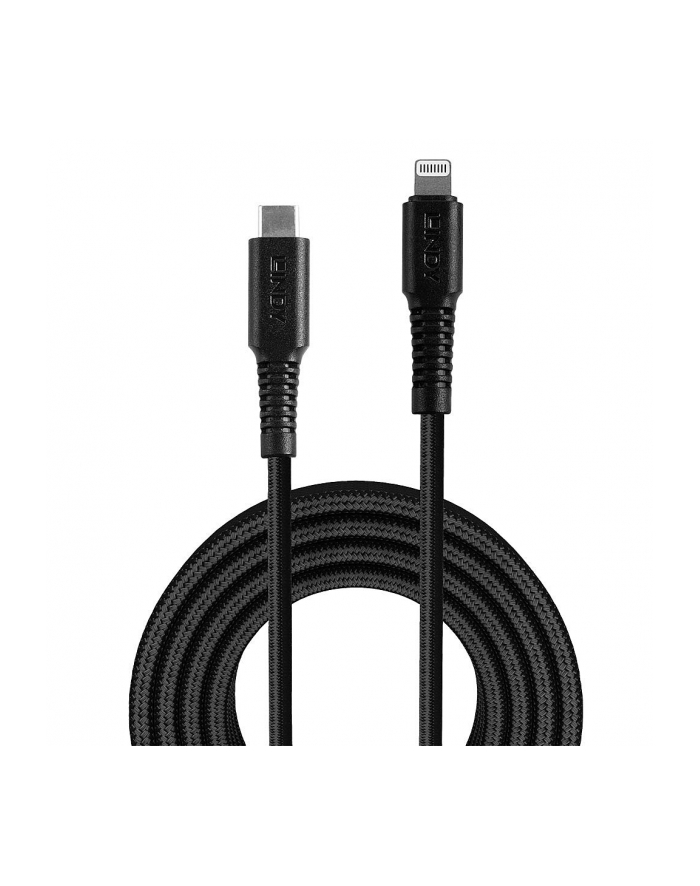 Lindy 31288 kabel Lightning 3 m Czarny główny