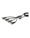 Lindy 42675 kabel równoległy Czarny 0,94 m USB Typu-A DB-9 - nr 9