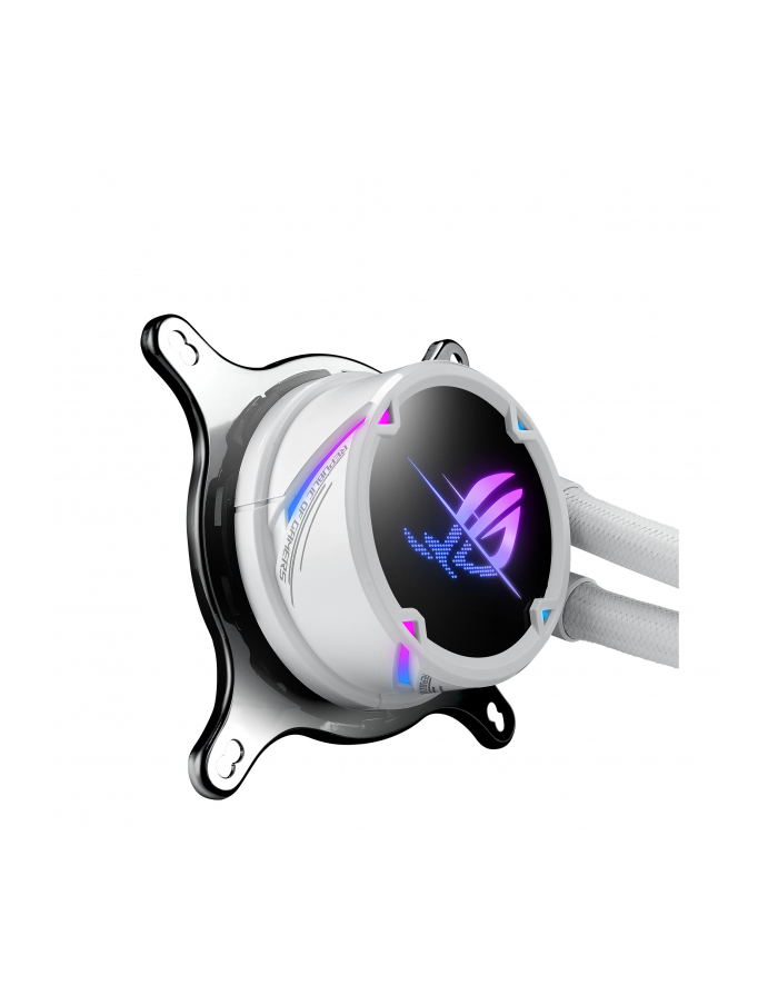 ASUS 90RC00E2-M0UAY0 ROG STRIX LC II 240 ARGB White Edition Procesor Chłodnica cieczy all-in-one 12 cm Biały główny