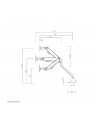 Neomounts by Newstar FPMA-D750DBLACK2 FPMA-D750D-2 81,3 cm (32') Zaciskowy/przelotowy Czarny - nr 17