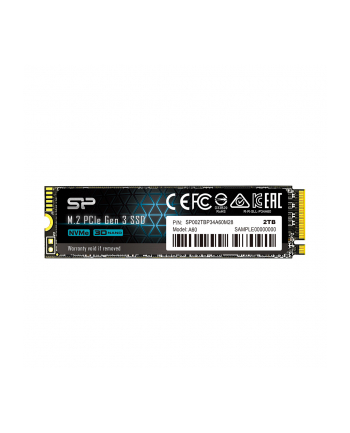 Silicon Power SP002TBP34A60M28 P34A60 M.2 2000 GB PCI Express 3.0 3D NAND NVMe