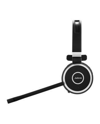 Jabra 6593-839-409 Evolve 65 Zestaw słuchawkowy Przewodowy i Bezprzewodowy Opaska na głowę Połączenia/muzyka USB Typu-A Bluetooth Czarny