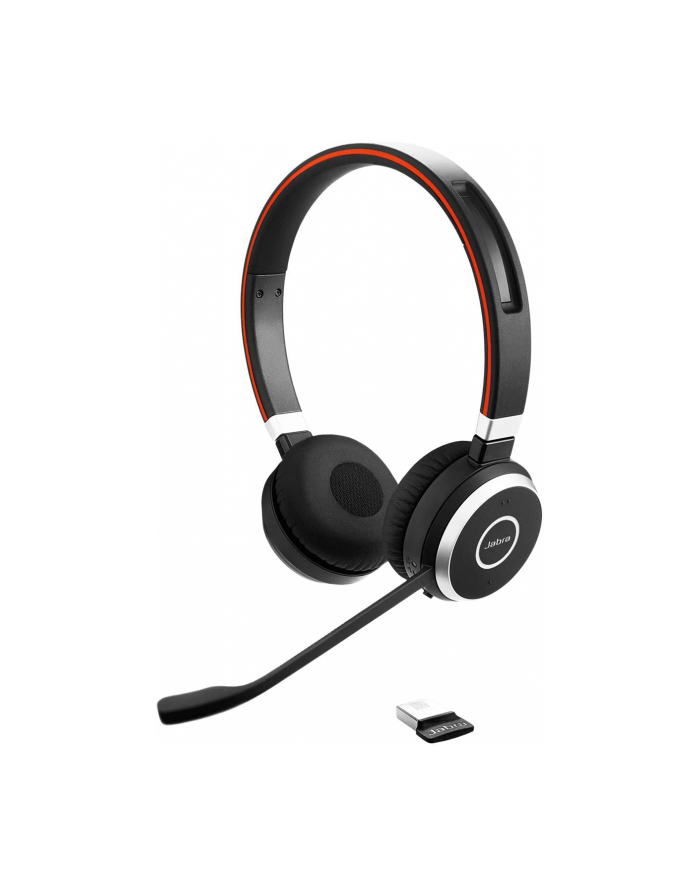 Jabra 6599-833-309 Evolve 65 Zestaw słuchawkowy Przewodowy i Bezprzewodowy Opaska na głowę Połączenia/muzyka USB Typu-A Bluetooth Czarny główny
