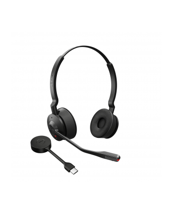 Jabra 9559-430-111 Engage 55 Zestaw słuchawkowy Bezprzewodowy Nauszny Biuro/centrum telefoniczne Czarny, Tytan