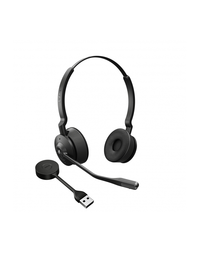 Jabra 9559-450-111 Engage 55 Zestaw słuchawkowy Bezprzewodowy Opaska na głowę Biuro/centrum telefoniczne Czarny, Tytan główny