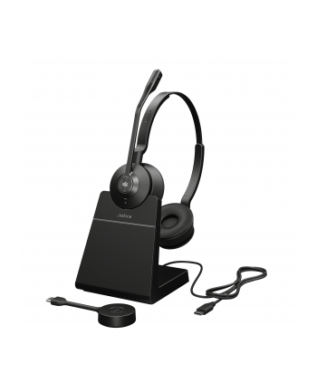 Jabra 9559-475-111 Engage 55 Zestaw słuchawkowy Bezprzewodowy Opaska na głowę Biuro/centrum telefoniczne Czarny, Tytan