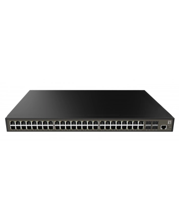 Level One GEL-5271 łącza sieciowe Zarządzany L2+ Gigabit Ethernet (10/100/1000) 1U Czarny nr 2