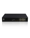 Level One GEP-1061 łącza sieciowe Zarządzany L2 Gigabit Ethernet (10/100/1000) Obsługa PoE Czarny - nr 1