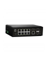 Level One IGP-1061 łącza sieciowe Zarządzany L2 Gigabit Ethernet (10/100/1000) Obsługa PoE Czarny - nr 2
