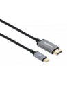 Manhattan 153607 adapter kablowy 2 m HDMI Typu A (Standard) USB Type-C Czarny, Srebrny - nr 11