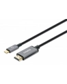 Manhattan 153607 adapter kablowy 2 m HDMI Typu A (Standard) USB Type-C Czarny, Srebrny - nr 21