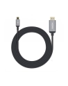 Manhattan 153607 adapter kablowy 2 m HDMI Typu A (Standard) USB Type-C Czarny, Srebrny - nr 24