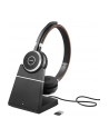 Jabra 6599-833-499 Evolve 65 Zestaw słuchawkowy Przewodowy i Bezprzewodowy Opaska na głowę Połączenia/muzyka USB Typu-A Bluetooth Podstawka do ładowania Czarny - nr 4
