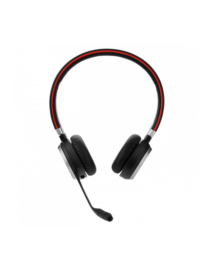 Jabra 6599-833-499 Evolve 65 Zestaw słuchawkowy Przewodowy i Bezprzewodowy Opaska na głowę Połączenia/muzyka USB Typu-A Bluetooth Podstawka do ładowania Czarny główny