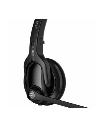 EPOS 1000991 | SENNHEISER IMPACT D 30 USB ML - EU Zestaw słuchawkowy Bezprzewodowy Opaska na głowę Biuro/centrum telefoniczne Czarny