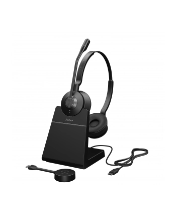 Jabra 9559-435-111 Engage 55 Zestaw słuchawkowy Bezprzewodowy Opaska na głowę Biuro/centrum telefoniczne Czarny, Tytan nr 1