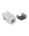 INTELLINET Cat6a Keystone Jack RJ45 10 Gigabit UTP Kolor: BIAŁY - nr 1