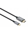 Manhattan 153591 adapter kablowy 1 m HDMI Typu A (Standard) USB Type-C Czarny, Szary - nr 14