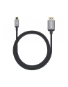 Manhattan 153591 adapter kablowy 1 m HDMI Typu A (Standard) USB Type-C Czarny, Szary - nr 24
