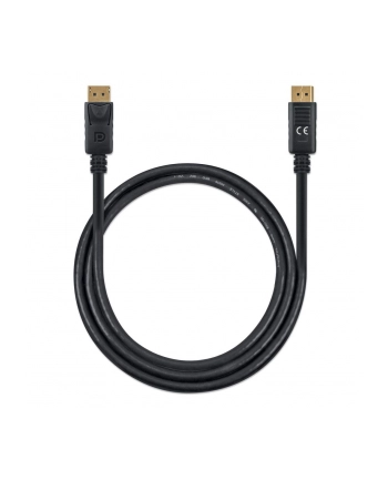 Manhattan 355568 kabel DisplayPort 1 m Czarny