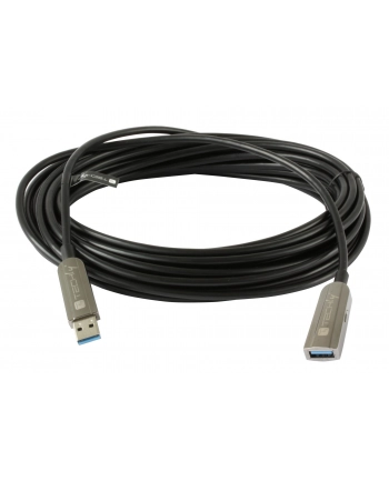 TECHLY USB 3.2 SuperSpeed AOC Fiber Optic Cable USB A M/F 20m Black nr 1