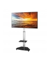 TECHLY Floor Stand with Shelf Trolley TV LCD/LED/Plasma 37-70inch Silver - nr 10