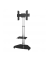 TECHLY Floor Stand with Shelf Trolley TV LCD/LED/Plasma 37-70inch Silver - nr 14