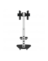 TECHLY Floor Stand with Shelf Trolley TV LCD/LED/Plasma 37-70inch Silver - nr 43