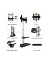 TECHLY Floor Stand with Shelf Trolley TV LCD/LED/Plasma 37-70inch Silver - nr 8