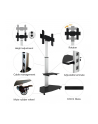 TECHLY Floor Stand with Shelf Trolley TV LCD/LED/Plasma 37-70inch Silver - nr 17