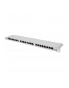 INTELLINET Patch Panel Rack 19inch 0.5U 24 porty RJ45 Cat6 FTP szary - nr 1
