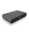 icybox Hub IB-HUB801-TB4 Thunderbolt 4 HUB, 3x Thunderbolt 4 do 40 Gbit/s i 1x USB 3.2 Gen2 Type-A do 10 Gbit/s - nr 30