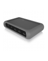 icybox Hub IB-HUB801-TB4 Thunderbolt 4 HUB, 3x Thunderbolt 4 do 40 Gbit/s i 1x USB 3.2 Gen2 Type-A do 10 Gbit/s - nr 38