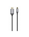 Manhattan 153591 adapter kablowy 1 m HDMI Typu A (Standard) USB Type-C Czarny, Szary - nr 25