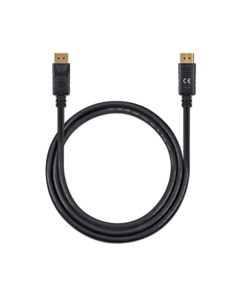Manhattan 355568 kabel DisplayPort 1 m Czarny