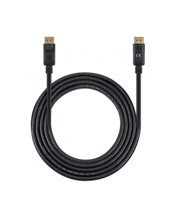 Manhattan 355575 kabel DisplayPort 2 m Czarny