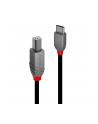 Lindy ANTHRA LINE 36940 - KABEL USB 2.0 C-B – 0.5M 0,5M / SZARY - nr 1