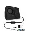 Conceptronic BJORN02B głośnik 2-drożny Czarny Przewodowy i Bezprzewodowy 6 W - nr 21