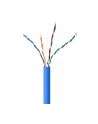 GEMBIRD UPC-5004E-SOL-B Kabel instalacyjny UTP kat. 5e drut CCA 305m rolka niebieski - nr 3
