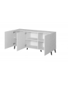 cama meble Komoda NOVA 155x40x72 biały mat - nr 5