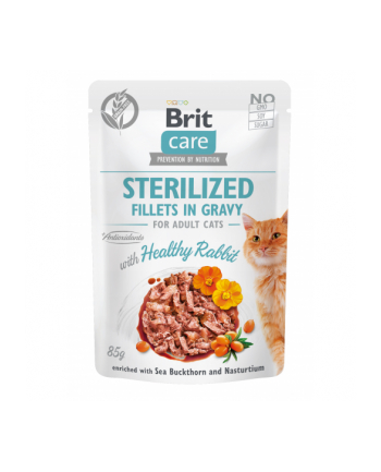 Brit Care Cat Fillets In Gravy Sterilized Rabbit 85g